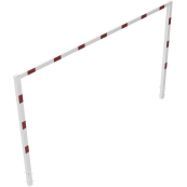 Height restriction barriers | stationary | fixed, 100 x 100 mm, for casting in concrete | total width: 5000 mm | clear height: approx. 2300 mm